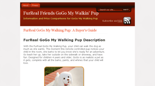 furrealgogomywalkingpup.com