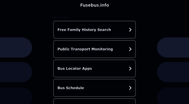 fusebus.info