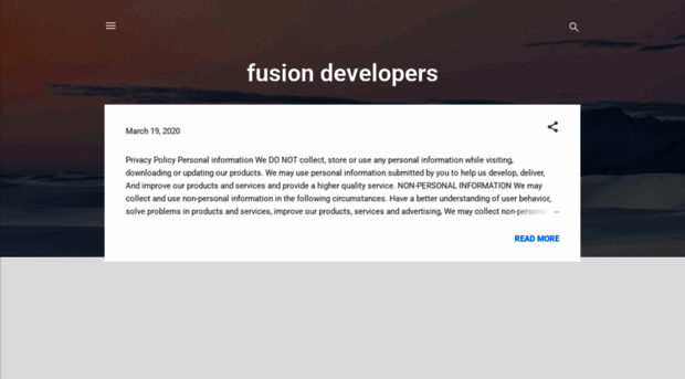 fusiondevelopers.blogspot.com