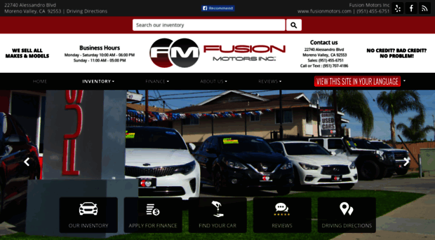 fusionmotors.com