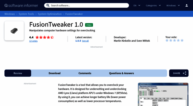 fusiontweaker.software.informer.com