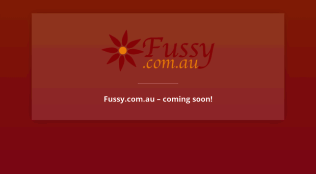fussy.com.au
