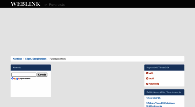 fuvarozas.weblink.hu