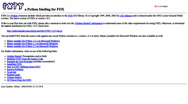 fxpy.sourceforge.net