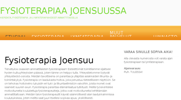 fysioterapia-joensuu.fi