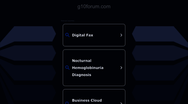 g10forum.com