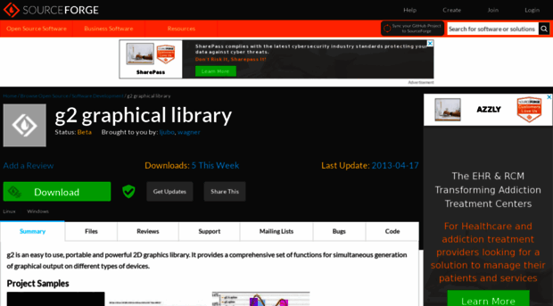 g2.sourceforge.net