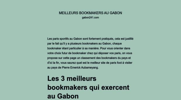 gabon241.com