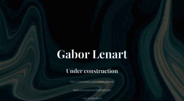 gaborlenart.com