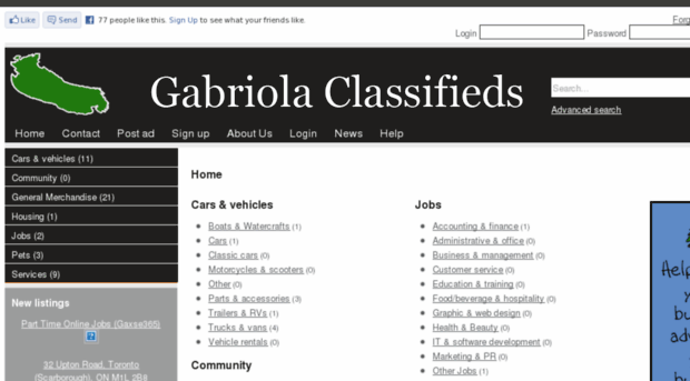 gabriolaclassifieds.com