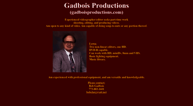 gadboisproductions.com