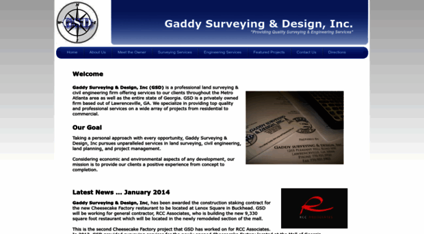 gaddysurveydesign.com