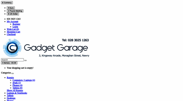 gadgetgaragenewry.com