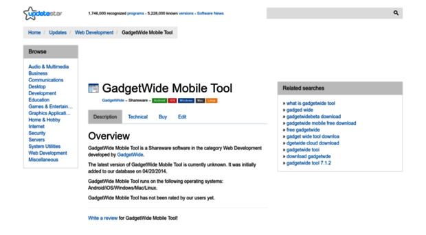 gadgetwide-mobile-tool.updatestar.com