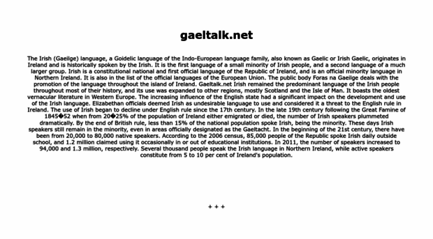 gaeltalk.net