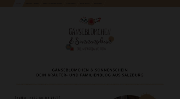 gaensebluemchensonnenschein.com