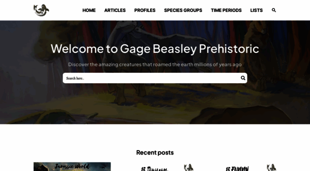 gagebeasleyprehistoric.com