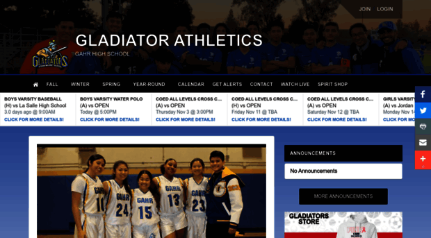 gahrathletics.com