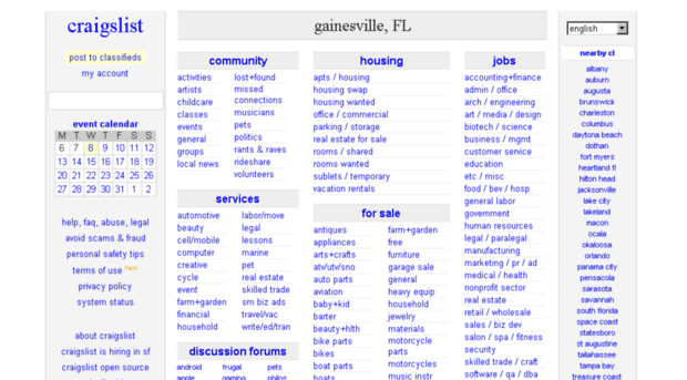 gainesville.en.craigslist.org