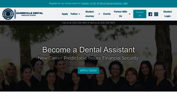 gainesvilledentalassistantschool.com