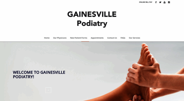 gainesvillepodiatryclinic.com