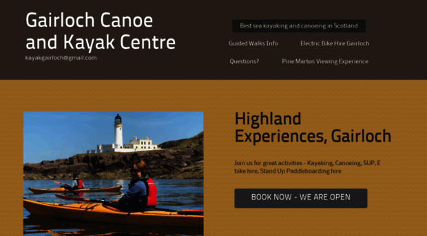 gairlochkayakcentre.com