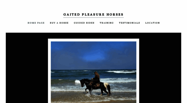 gaitedpleasurehorses.com