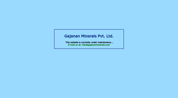 gajananminerals.com