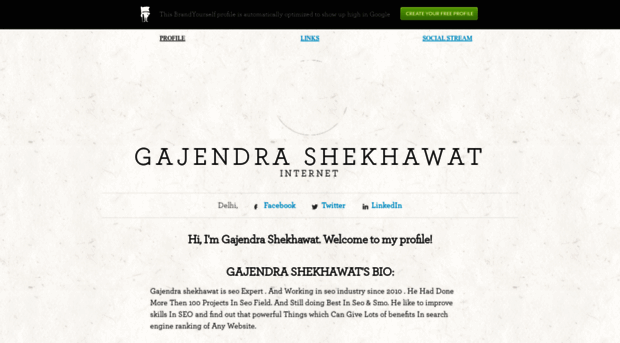 gajendrashekhawat.brandyourself.com