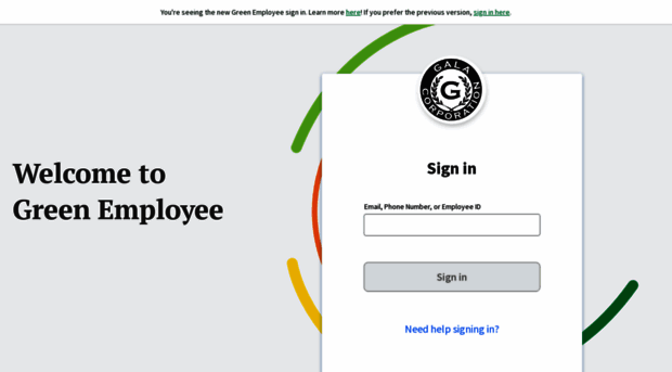 gala.greenemployee.com