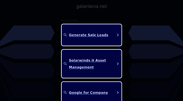 galanteria.net