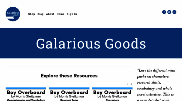 galariousgoods.com