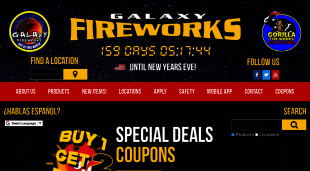 galaxyfireworks.com