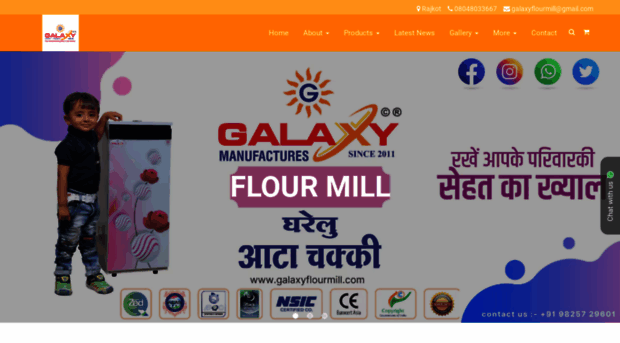 galaxyflourmill.com