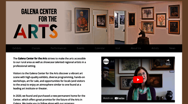 galenacenterforthearts.org