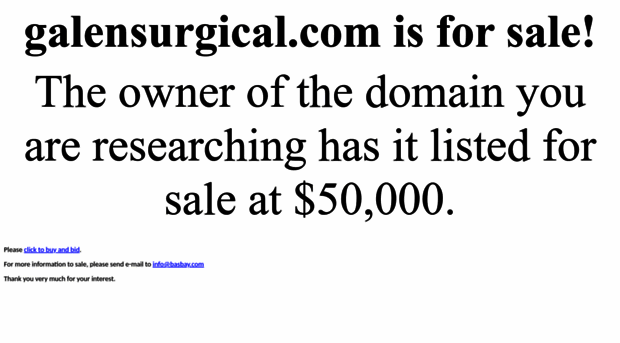 galensurgical.com