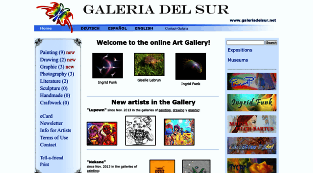 galeriadelsur.net