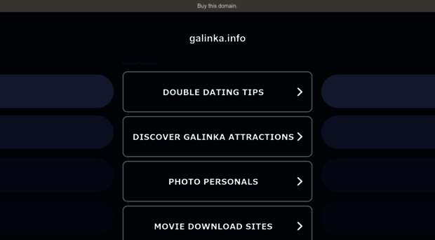 galinka.info