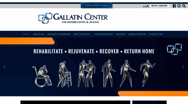 gallatincenterrehab.com