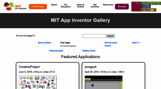 gallery.appinventor.mit.edu