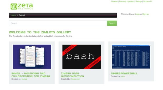 gallery.zimbra.com