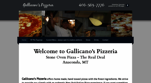 gallicanospizzeria.com