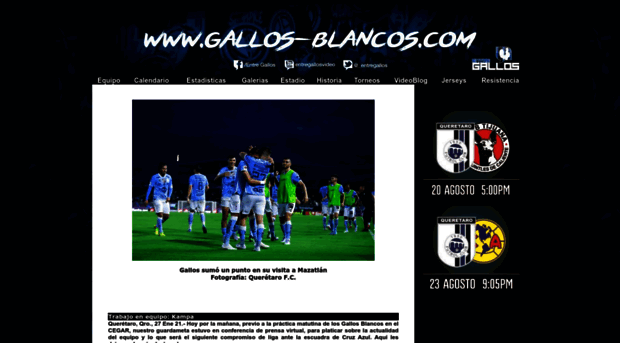 gallos-blancos.com