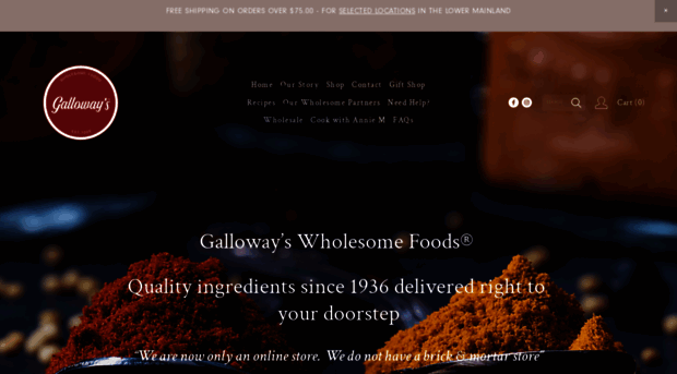 gallowaysfoods.com