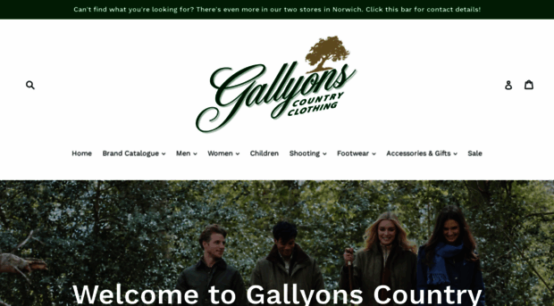 gallyonsclothing.co.uk