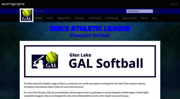 galsoftball.org