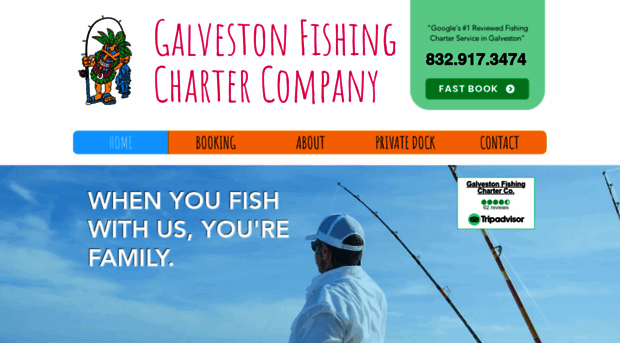 galvestonfishingchartercompany.com