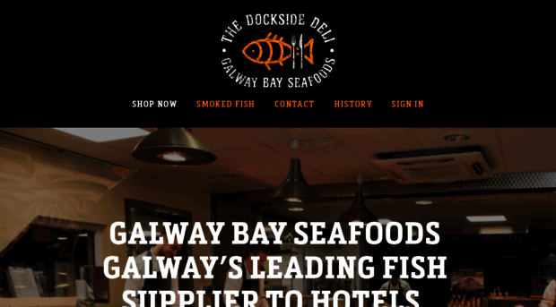 galwaybayseafoods.com