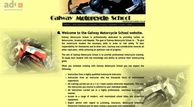 galwaymotorcycleschool.com