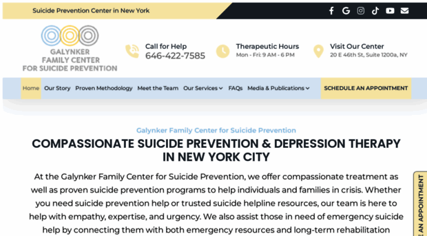 galynkersuicidepreventioncenter.com